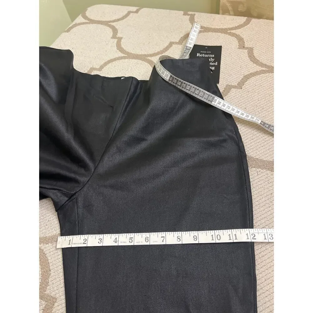 Tuckernuck Black Wax Ashford High Rise Cropped kick hem Pants,MSRP $148,size XXL